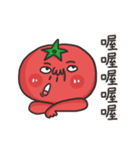 Tomato is murmuring - bad best friend（個別スタンプ：18）