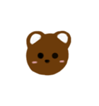 Brown bear cute（個別スタンプ：7）