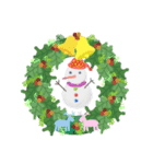 Merry Christmas with Snowman！（個別スタンプ：7）