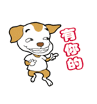 balance ear dog（個別スタンプ：1）