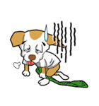 balance ear dog（個別スタンプ：4）