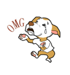 balance ear dog（個別スタンプ：7）