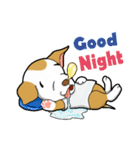 balance ear dog（個別スタンプ：14）