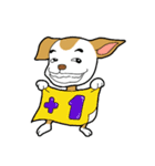 balance ear dog（個別スタンプ：15）