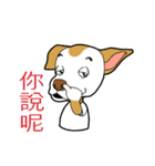 balance ear dog（個別スタンプ：21）