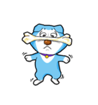 blue fat dog（個別スタンプ：23）