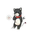 ネコまるりなお（個別スタンプ：6）
