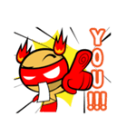 Akkie Fire Up！（個別スタンプ：1）