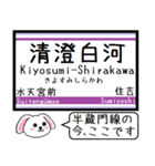 半蔵門線 いまこの駅だよ！タレミー（個別スタンプ：11）