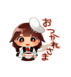 みるくちゃんたちの日常（個別スタンプ：1）