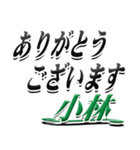 サイン風名字シリーズ【小林さん】デカ文字（個別スタンプ：11）