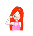 Red-Haired Girl, Prim（個別スタンプ：1）