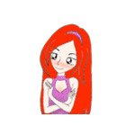 Red-Haired Girl, Prim（個別スタンプ：8）