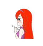Red-Haired Girl, Prim（個別スタンプ：9）