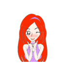 Red-Haired Girl, Prim（個別スタンプ：11）