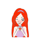 Red-Haired Girl, Prim（個別スタンプ：12）