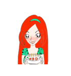 Red-Haired Girl, Prim（個別スタンプ：13）