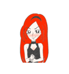 Red-Haired Girl, Prim（個別スタンプ：16）