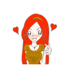 Red-Haired Girl, Prim（個別スタンプ：17）