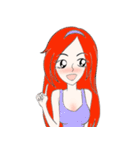 Red-Haired Girl, Prim（個別スタンプ：18）