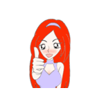 Red-Haired Girl, Prim（個別スタンプ：20）