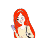 Red-Haired Girl, Prim（個別スタンプ：23）