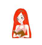 Red-Haired Girl, Prim（個別スタンプ：25）