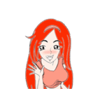 Red-Haired Girl, Prim（個別スタンプ：32）