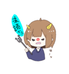 キノコあたまのゆる〜い女の子（個別スタンプ：6）