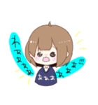 キノコあたまのゆる〜い女の子（個別スタンプ：7）
