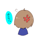 キノコあたまのゆる〜い女の子（個別スタンプ：9）