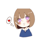 キノコあたまのゆる〜い女の子（個別スタンプ：12）