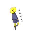 キノコあたまのゆる〜い女の子（個別スタンプ：14）