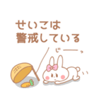 せいこ＊うさぎ（個別スタンプ：3）