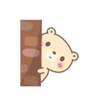 Pudding Bear (Happy)（個別スタンプ：36）