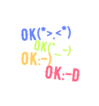 Cute color words（個別スタンプ：6）