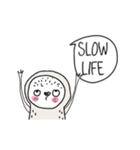 Sloth Slowlife, keep chilling Ani/Eng（個別スタンプ：5）