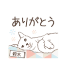 猫大好き【鈴木】北欧風名前スタンプ（個別スタンプ：10）