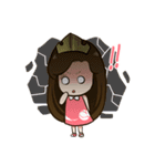 Shiny Lucky Girl（個別スタンプ：4）