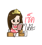 Shiny Lucky Girl（個別スタンプ：34）