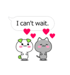 Funny and cute animals stickers English（個別スタンプ：3）