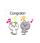 Funny and cute animals stickers English（個別スタンプ：5）