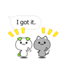 Funny and cute animals stickers English（個別スタンプ：7）