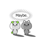 Funny and cute animals stickers English（個別スタンプ：9）