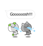 Funny and cute animals stickers English（個別スタンプ：12）