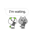 Funny and cute animals stickers English（個別スタンプ：20）