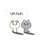 Funny and cute animals stickers English（個別スタンプ：21）