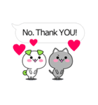 Funny and cute animals stickers English（個別スタンプ：23）