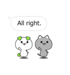 Funny and cute animals stickers English（個別スタンプ：25）