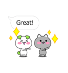Funny and cute animals stickers English（個別スタンプ：30）